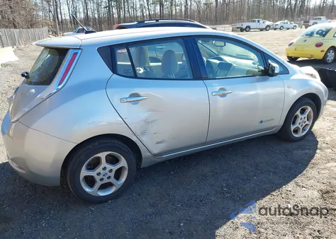 2012 Nissan Leaf Sl z USA, uszkodzony, nr VIN JN1AZ0CP8CT021137